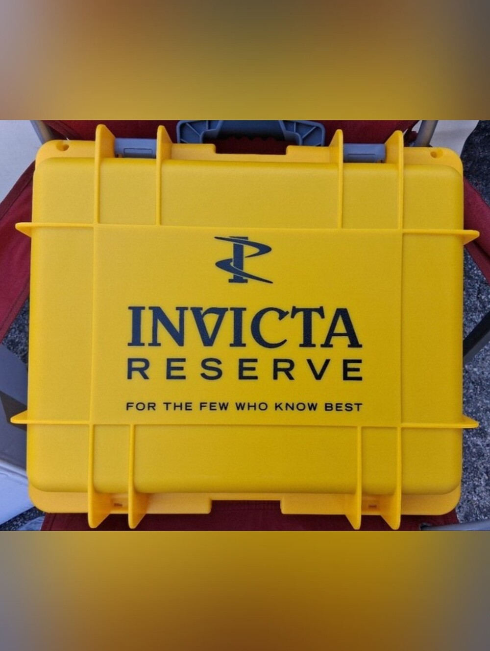 Invicta Reserve Waterproof Yellow Carrying Case - Protective Portable Storage